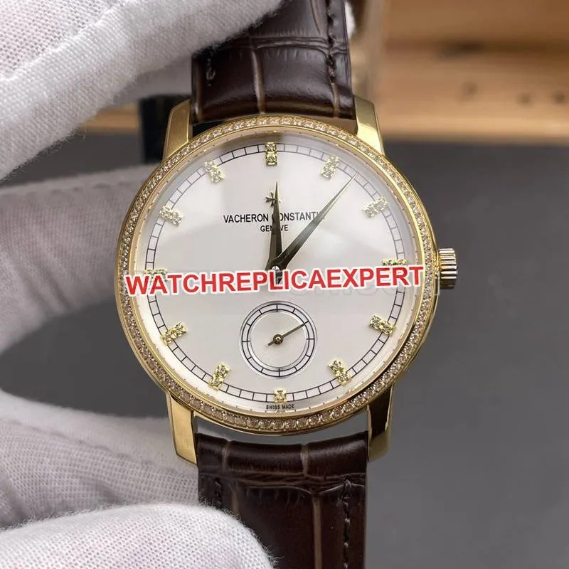Vacheron Constantintop-tier watch XR factory passed on white dial2824mechanical movementleather strap model 82172braceletlive photos