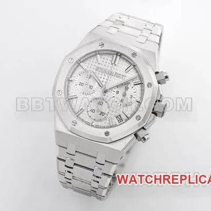 1:1replica watch ZF FactoryRoyal OakAudemars Piguetsilver dial mechanical 26240side live photo