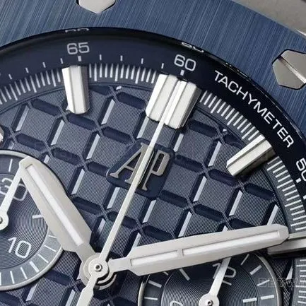top-tier watch DDF factory Audemars PiguetRoyal Oak offshore blue dial26420caseback live photo
