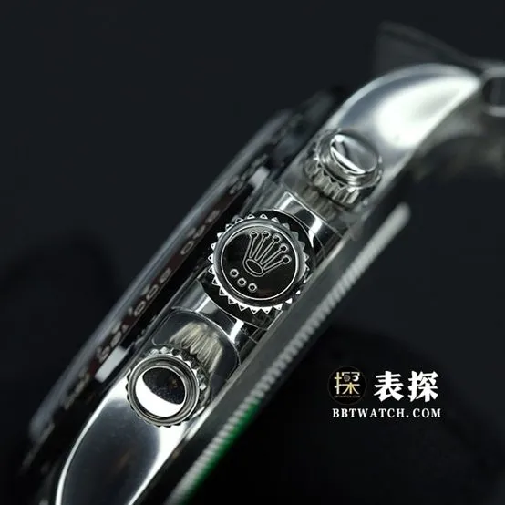 C factory DaytonaRolex1:1replica watch lume white panda disc steel bracelet model m116500ln-0001caseback live photo