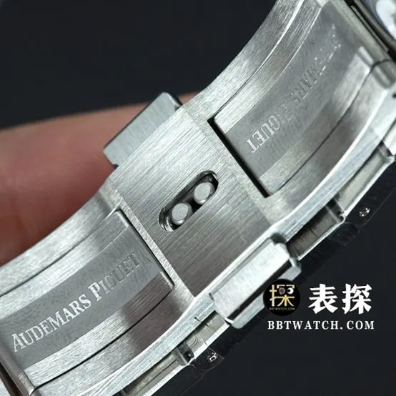 APS factory Audemars PiguetRoyal Oaktop-tier 1:1super watch men's white dialsteel bracelet picture and price front live photo