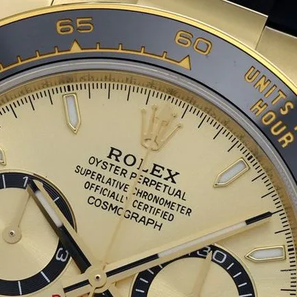 watch ZF FactoryDaytonaRolex gold plate gold case 4131 mechanical side live photo