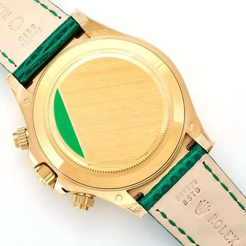 collectible watch DaytonaRolex green mother-of-pearl disc diamond bezel116519caseback live photo