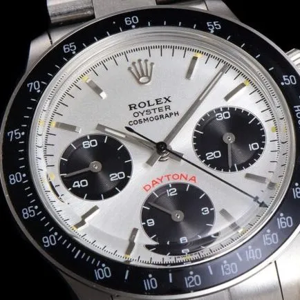 top-tier watch Rolex manual chronographmovementwhite dial men's retro series watch clasp picture