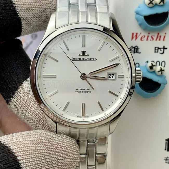 collectible watch Jaeger-LeCoultreV9 Factory master silver dial899 mechanical steel bracelet bracelet live photos