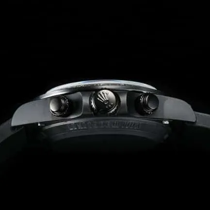 TW factory top-tier replicaRolex watch men's black dialrubber strap fully automatic movementclasp picture