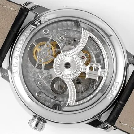 JBF FactoryBlancpaintop-tiersuper watch men's white dial black belt mechanical classic full series tourbillonleather strap watch movement picture