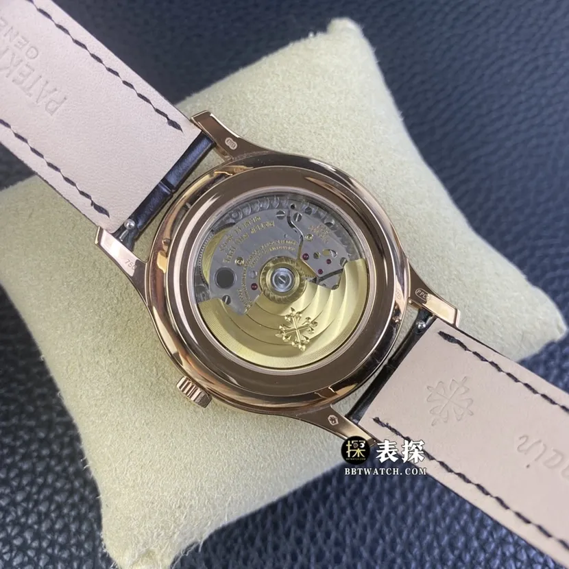 GR factory Patek Philippe complication timepiece 5205R-0111:1super watch men's olive green dialleather strap picture and price front live photo