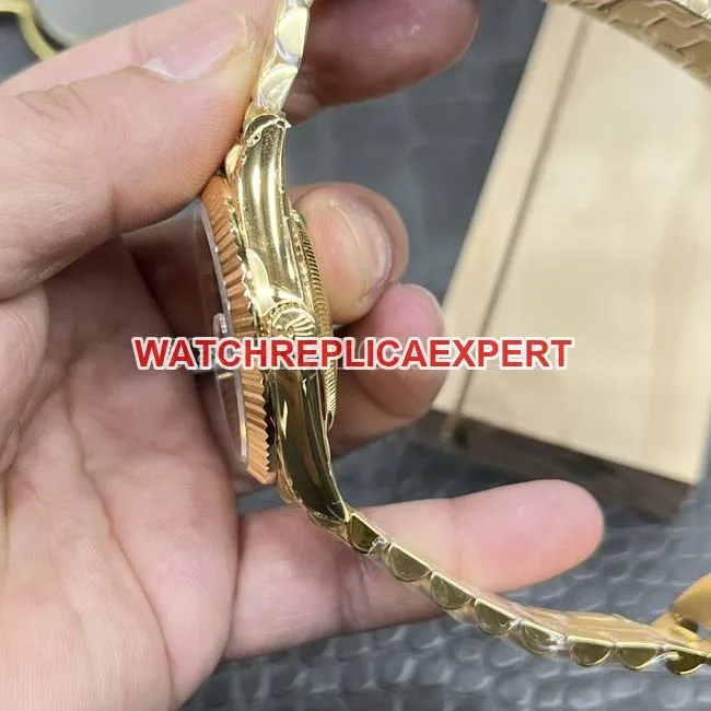 top-tier watch CBD factory RolexDay-Date3255 mechanical green dial40mmbraceletlive photos
