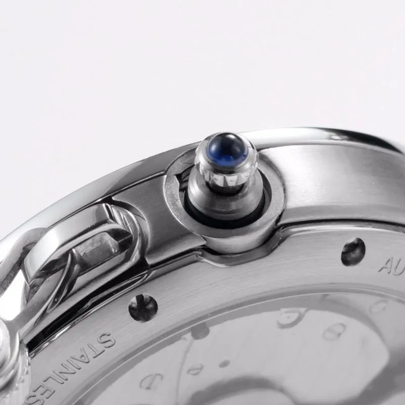 Cartiertop-tierhigh-quality watch Pasha series ladies fully automatic movement watch white face detail shots