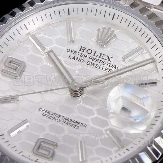 ES factory Rolex land type top-tier 1:1super clonewhite dial127234caseback live photo