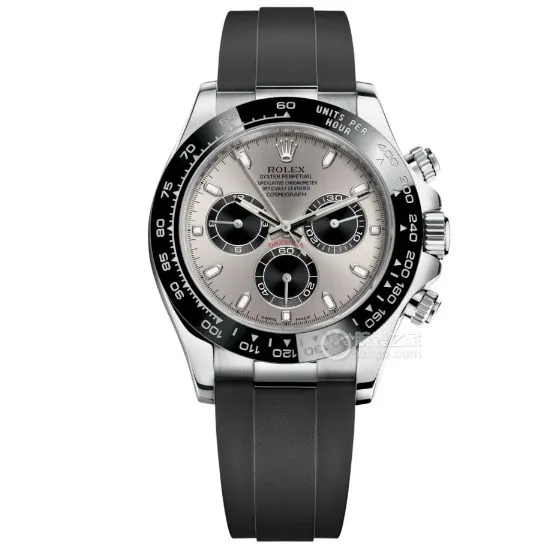 Factory C Rolex Daytona cement gray rubber model M116519ln-0027 front live photo
