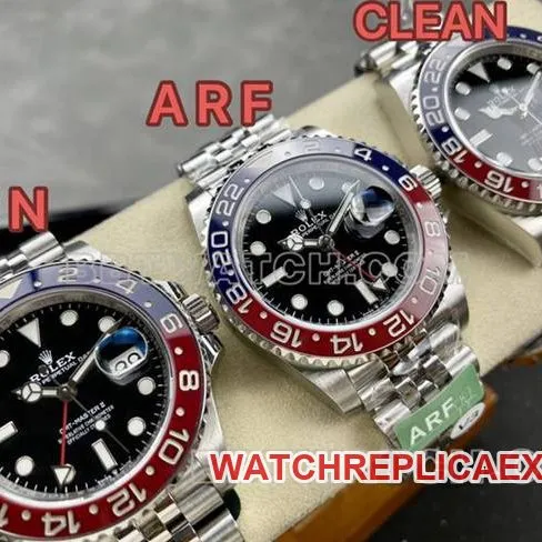 ARF Factory Rolex Top collectible watches GMT Cola Ring 126710 Review