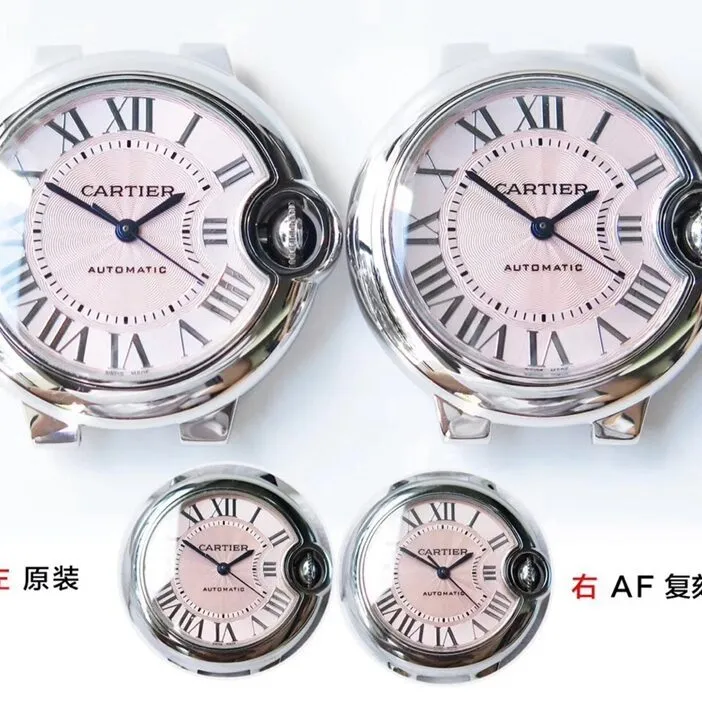 AF Factory blue balloon Cartier1:1replica watch WSBB0046 comparison genuine review back comparison picture