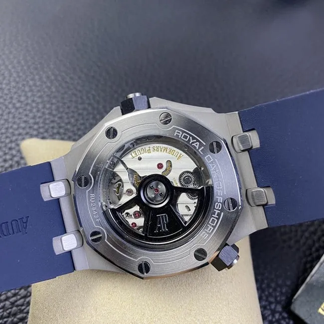 BF factory Audemars Piguet top automatic mechanical men's blue disk blue rubber band new watch buckle figure