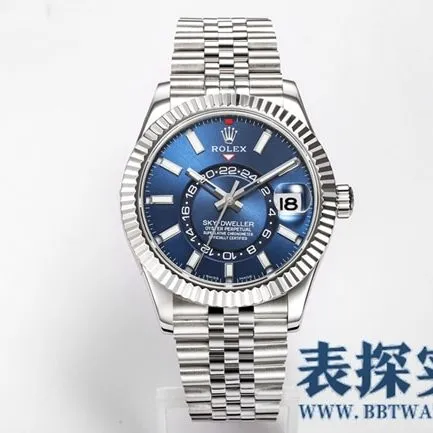 Rolex blue dial skywalker factory high-quality watch_price_style picture_quality profile