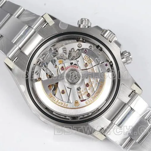 collectible watch JF factory DaytonaRolexblue dial4131 mechanical 40mm braceletlive photos