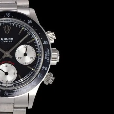 top-tier watch Rolex retro series manual chronograph movement black dial men's watch movement picture