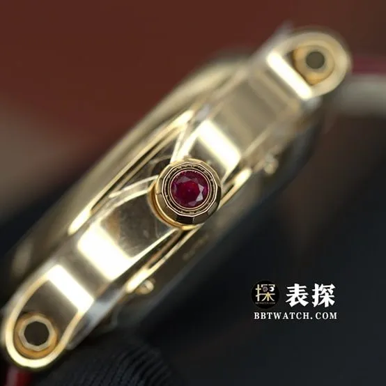YF Happy Diamond Chopard1:1replica watch red mother-of-pearl plate rose gold8 smart diamondleather strap model 275378-5005clasplive photos