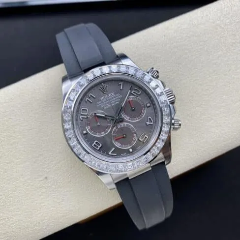 Large factory high-quality replicaC factory Rolex Gray Demon Daytona4130movement40mm men's watch bottom cover picture