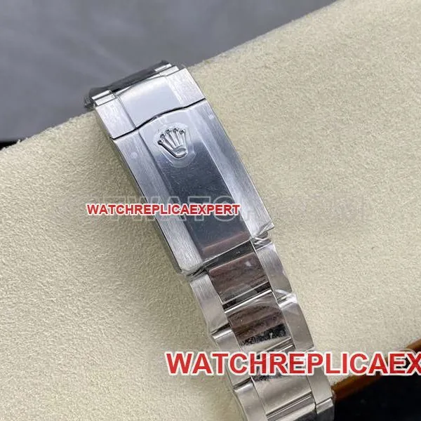 Rolex collectible watch ARF Factory log 41mm aperture blue dial3235 steel bracelet front live photo