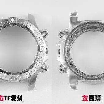 TF factory Breitlingtop-tier watch Avengers black dialA13317 real and fake comparison review appearance live photos