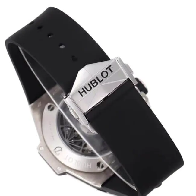 Big factory high-quality replicaBBF extreme replicaHublot watch black dial Hublot's most popular brand new tattoo second generation watch front view
