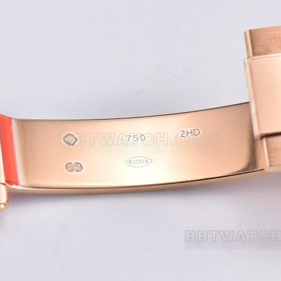 C factory Rolex Daytona top pink brown disk rose gold steel strap models m116505-0013 back actual picture