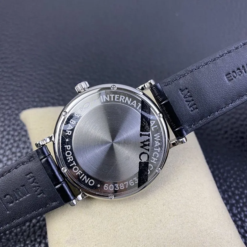 IWC watch Portofino series moon phase automatic watch clasp picture