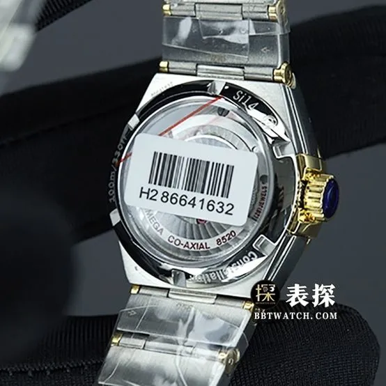 3S factory Omega Constellation top-tier watch women's white dial gold needle steel bracelet model pictures and prices side live photo