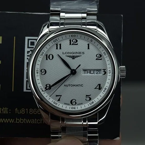 KLLongines famous craftsman double calendar seagull 2836movement