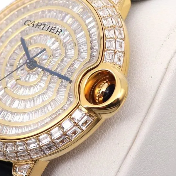 Cartier Blue Balloon Square Diamond All-Diamond Watch Buckle Image
