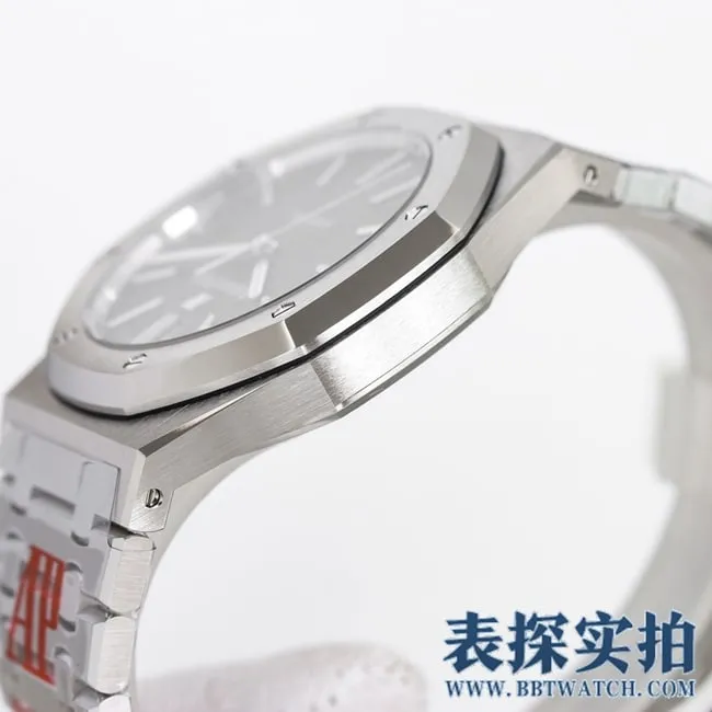 OR factory new product Audemars PiguetRoyal Oakblack dial factory high-quality replicaAp15400st watch side