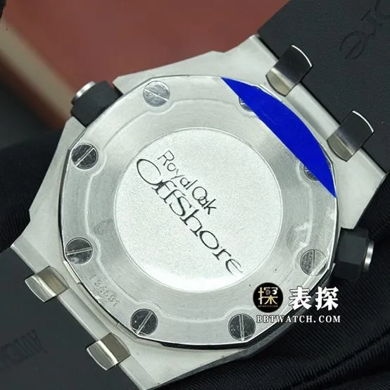 JF factory Audemars Piguet men's Royal Oak offshore type watch black dial rubber model 15703ST.OO.A002CA.01side live photo