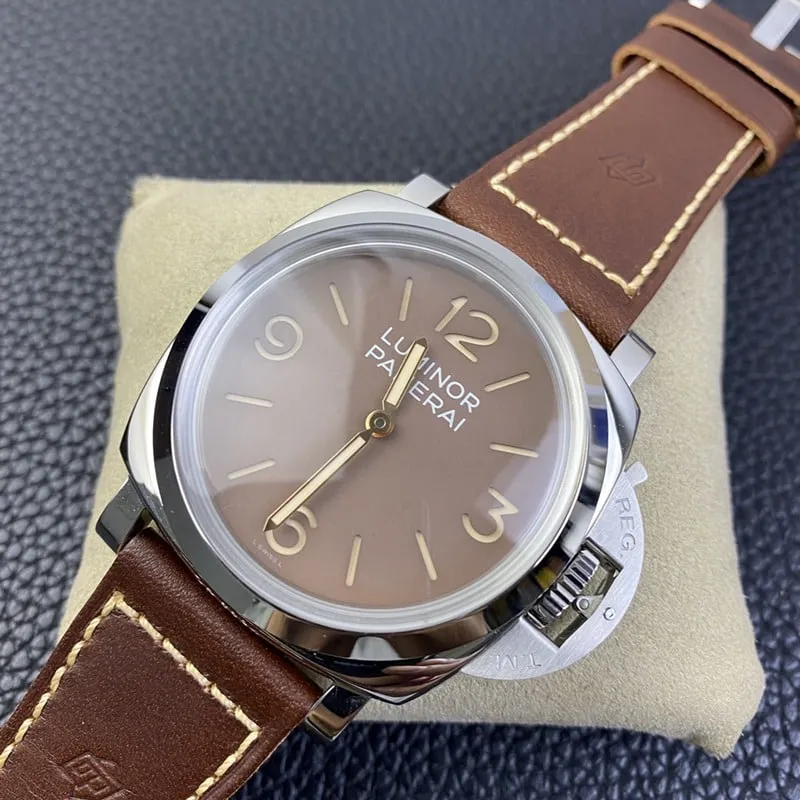 SF factory Paneraireplicapam00663 watch p3000 hand winding movement retro coffee tray clasp picture
