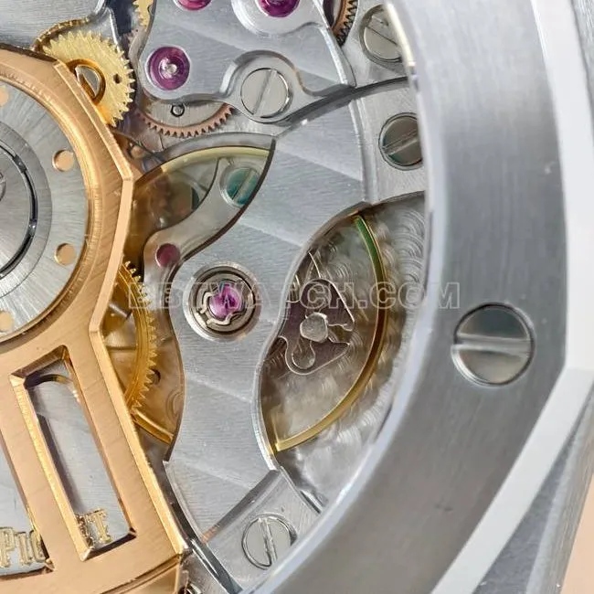 collectible watch Royal OakDDF factory Audemars Piguetblack dial4302 mechanical 15510caseback live photo