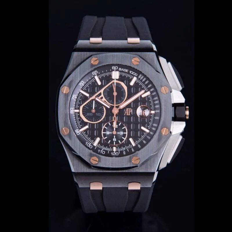 top-tier replicaAPFAudemars PiguetRoyal Oak offshore 26400ceramicchronograph gray dial watch movement picture