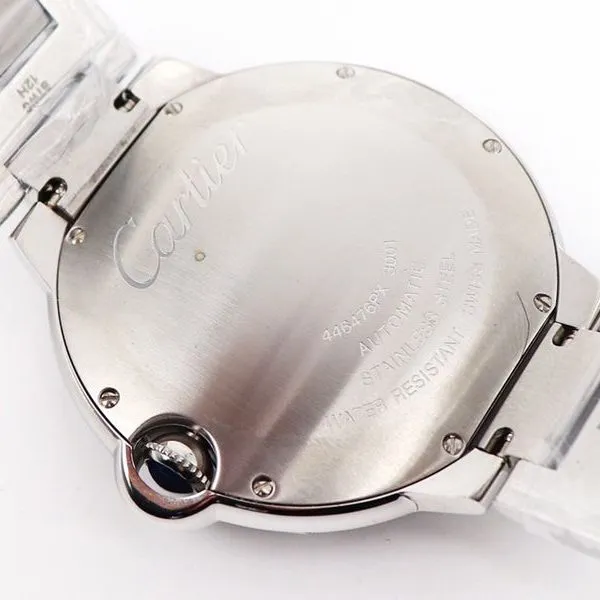 Cartier Blue Balloon Square Diamond Full Star Watch Front View