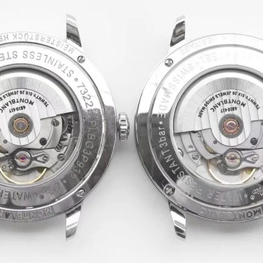 MF factory collection Montblanc watch U0111622 comparison Genuine review back comparison picture