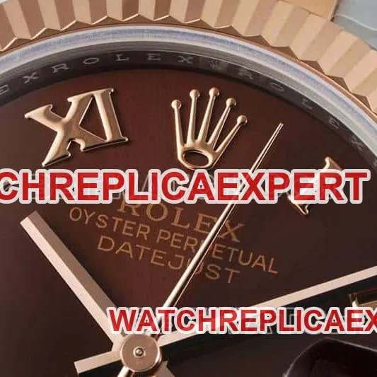 ARF FactoryRolex log top-tier brown plate 31mm gold three-lattice chain link 278271side live photo