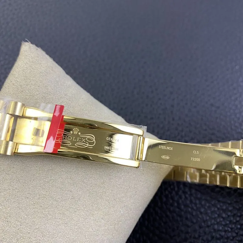 Rolex high-quality watch Day-Date turquoise dial watch clasp picture