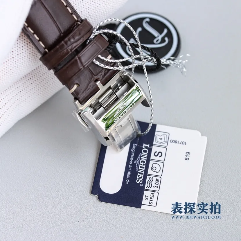 top-tiersuper cloneKL factory Longines pioneer white steel men's mechanical watch movement