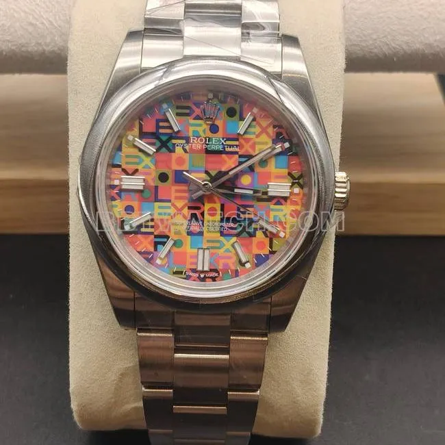 collectible watch oyster perpetual color dial 36mm 126000front live photo