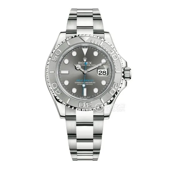 Factory C Rolex Yacht-Master rhodium white plate steel bracelet model m126622-0001caseback live photo