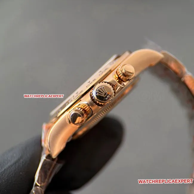 top-tier watch RolexCBD factory Daytonarose gold shell champagne color plate 4130clasplive photos