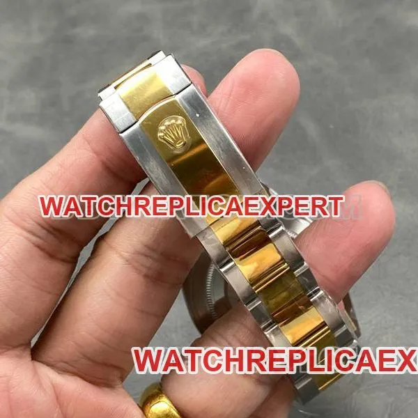 Rolex collectible Watches ARF Factory Log 41mm Black Plate 3235 Intergold Steel Strap Models Side by Side Actual Pictures