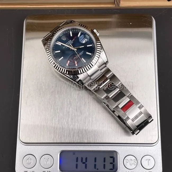 collectible watch VS Factory log Rolexblue dial3235 mechanical 41mmbraceletlive photos