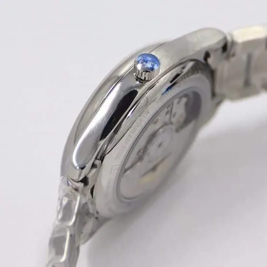 GS factory Longinesreplica watch master series moon phase watch white dial316stainless steelbraceletmovement picture