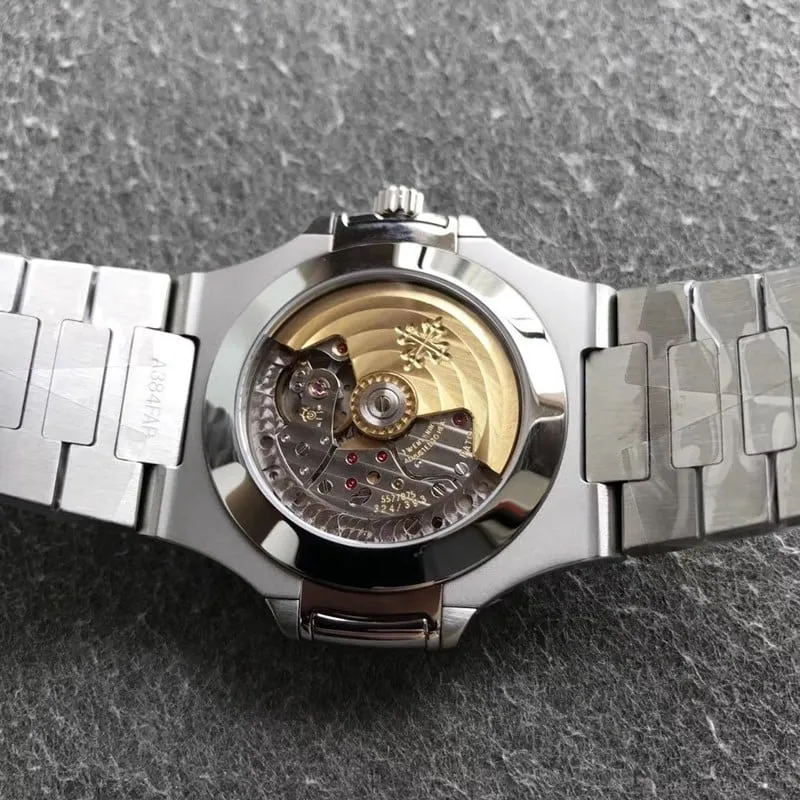 V9 Factory Patek Philippe Nautilus 5726 Men's Mechanical Watch Black Dial Clasp Images