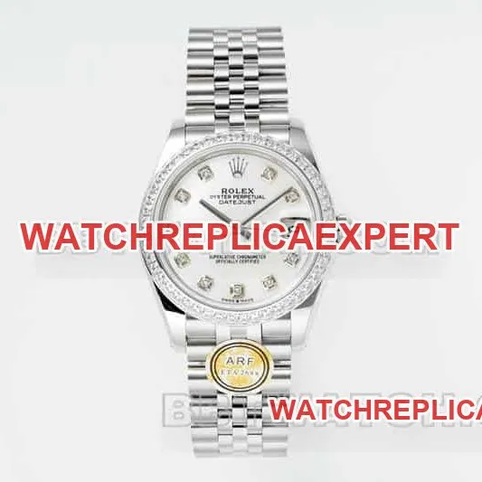 ARF FactoryRolex log top-tier 1:1high-quality diamond bezel31mm five-grid chain link278384caseback live photo